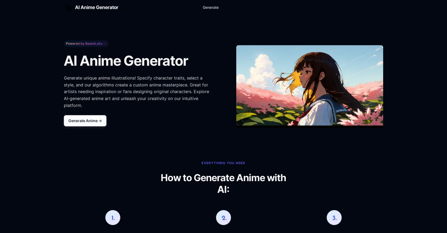 AI Anime Generator screenshot