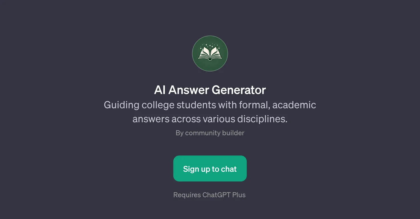 AI Answer Generator screenshot