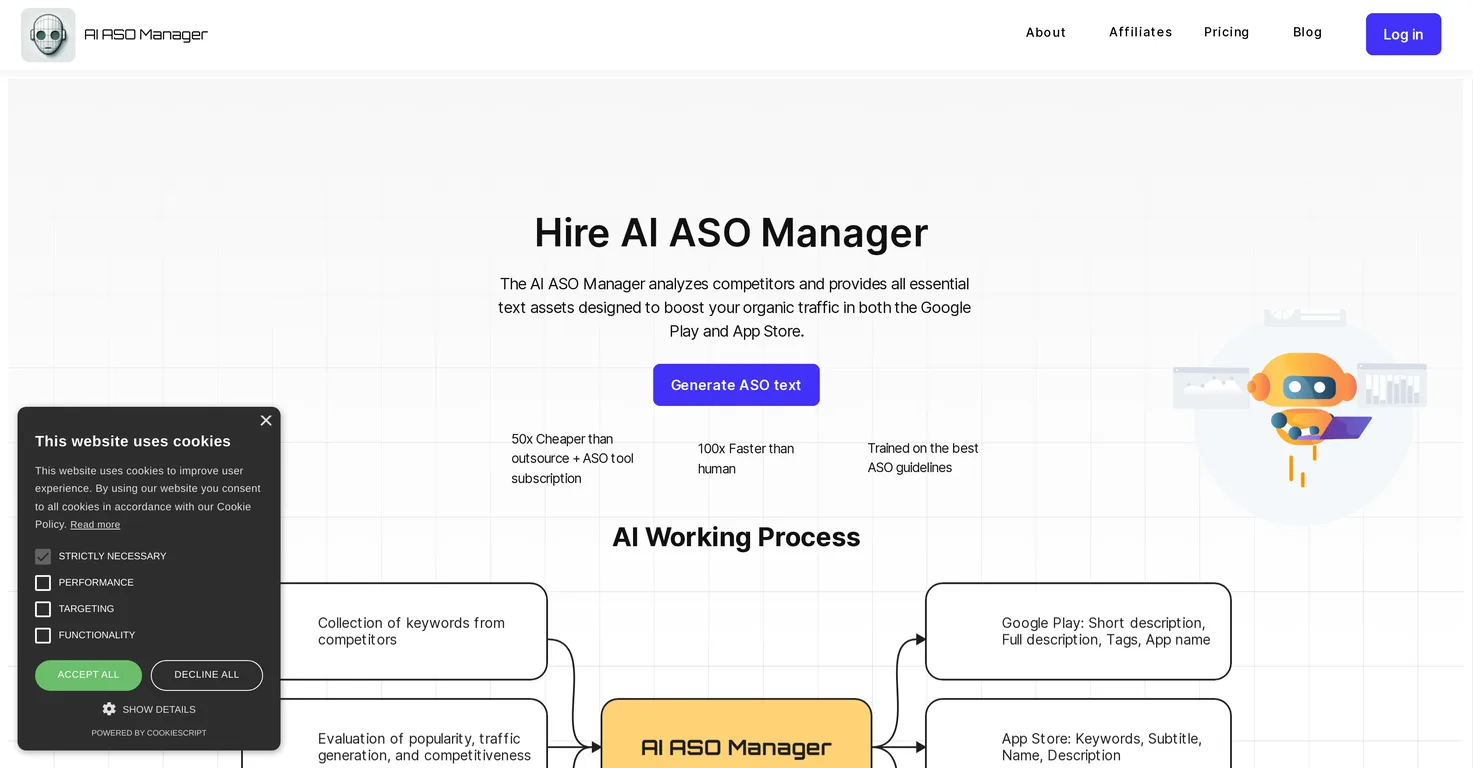 AI ASO Manager screenshot