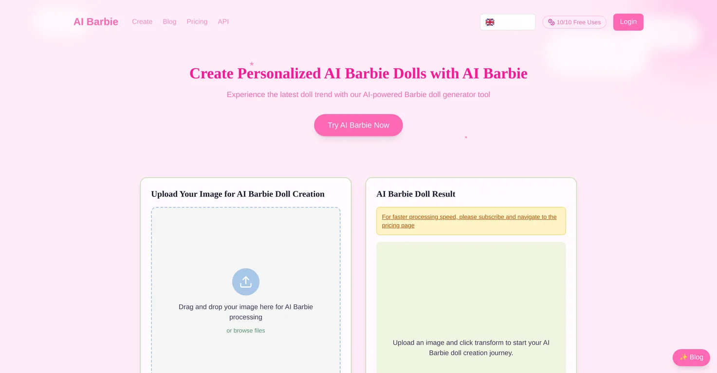 AI Barbie screenshot