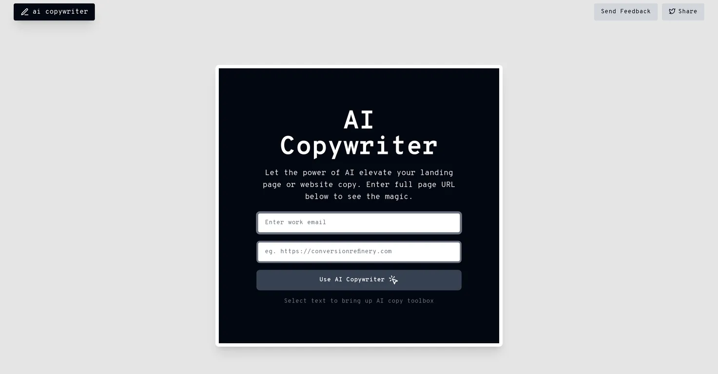 AI Copywriter screenshot