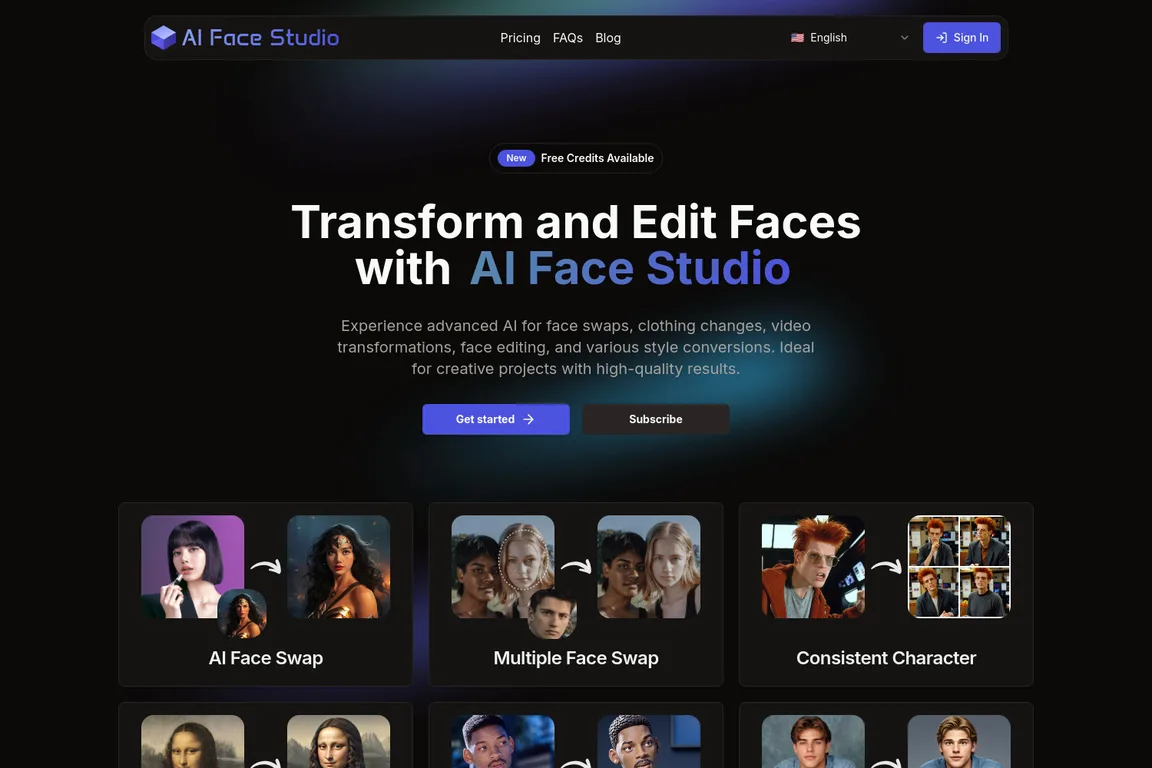 AI Face Studio screenshot