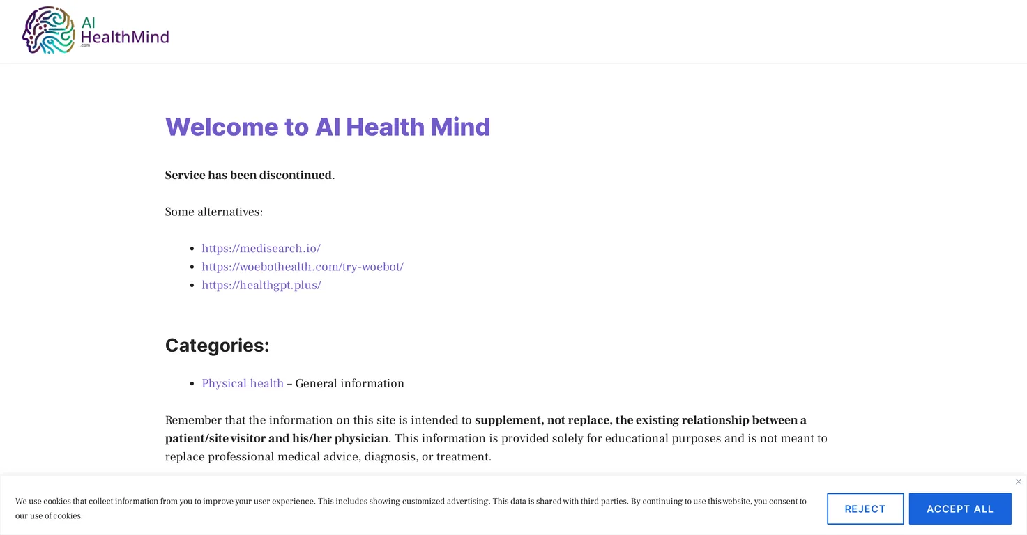 AI Health Mind screenshot