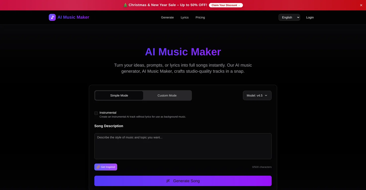 AI Music Maker screenshot