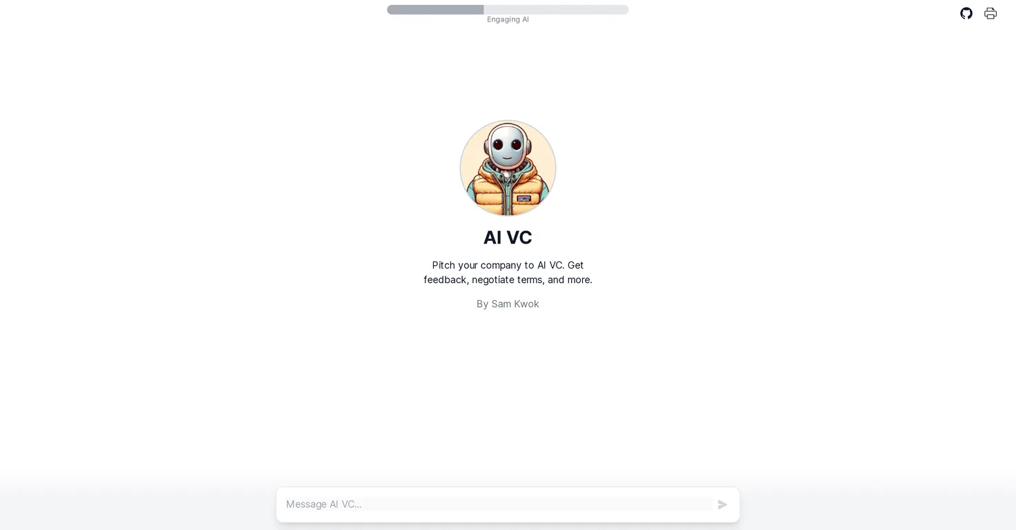 AI VC screenshot