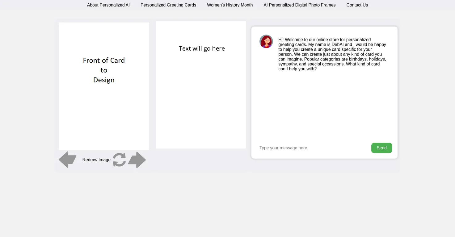 AICardshop screenshot