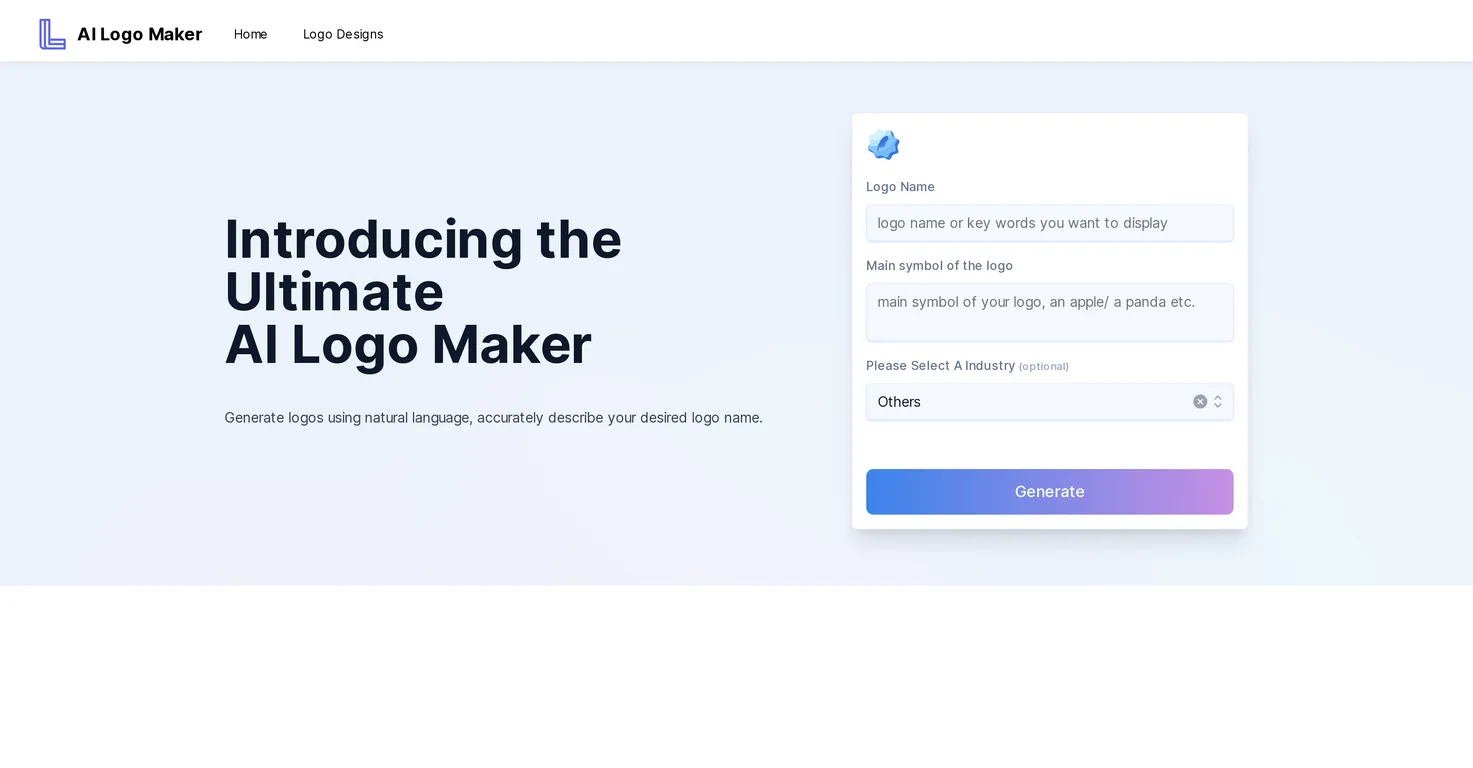 AILogoMaker screenshot