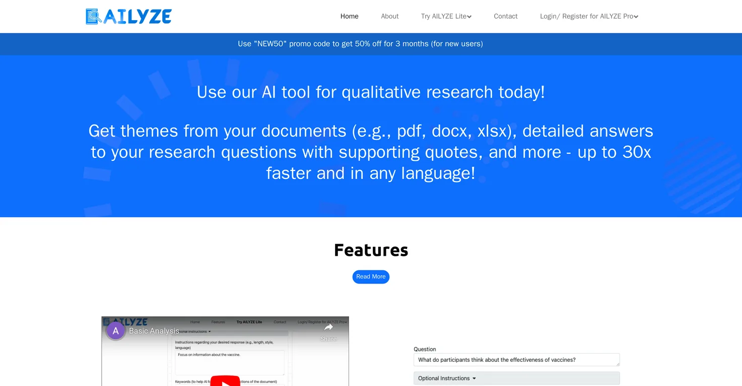 AILYZE screenshot