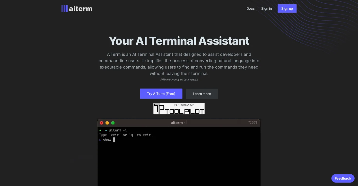AiTerm screenshot