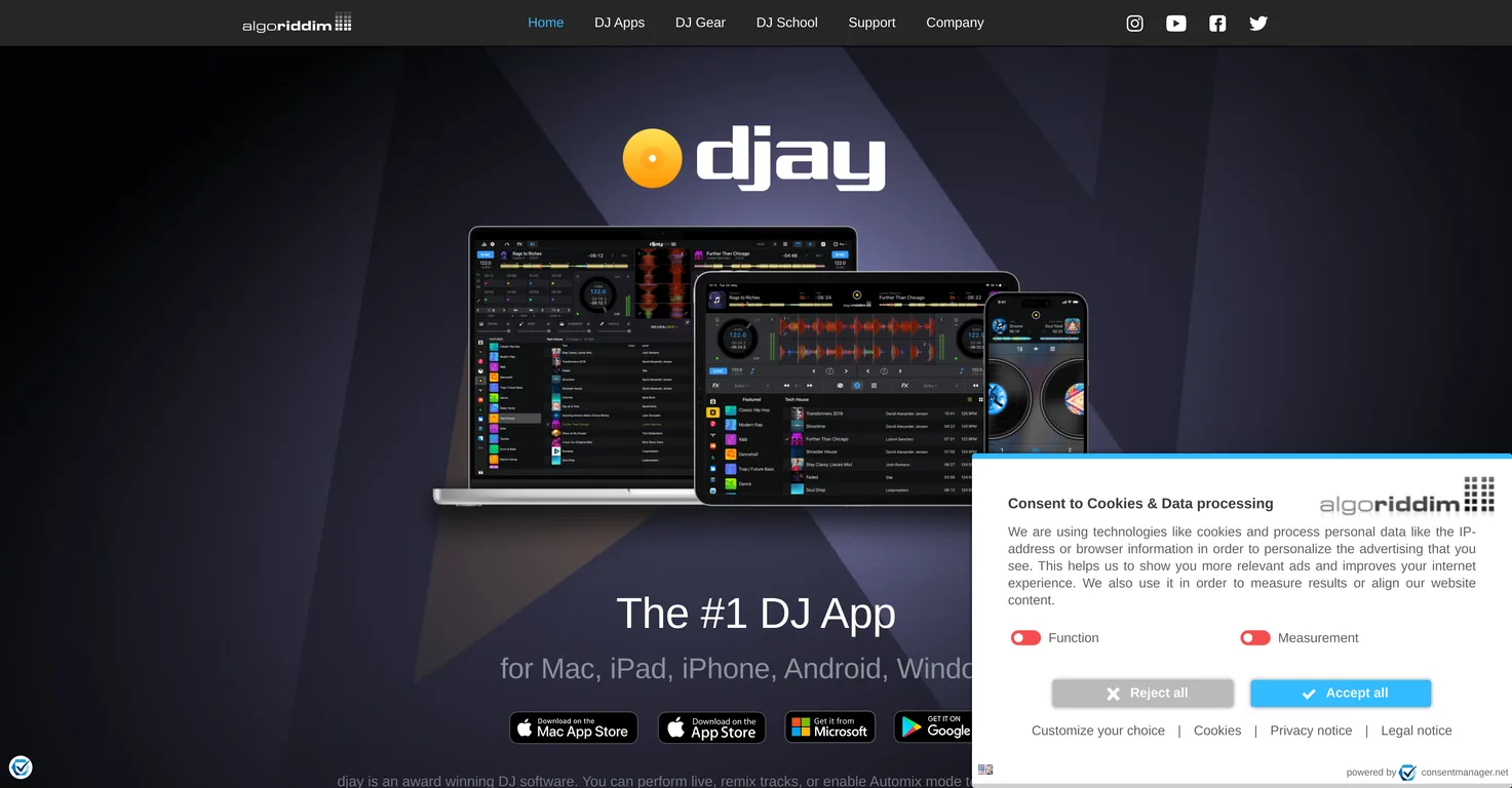 Algoriddim DJ screenshot