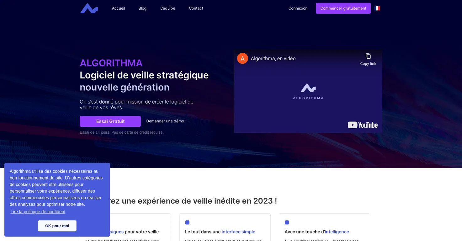 Algorithma screenshot