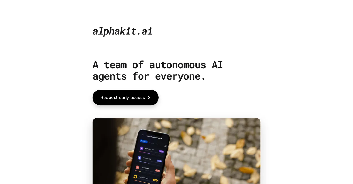 AlphaKit screenshot