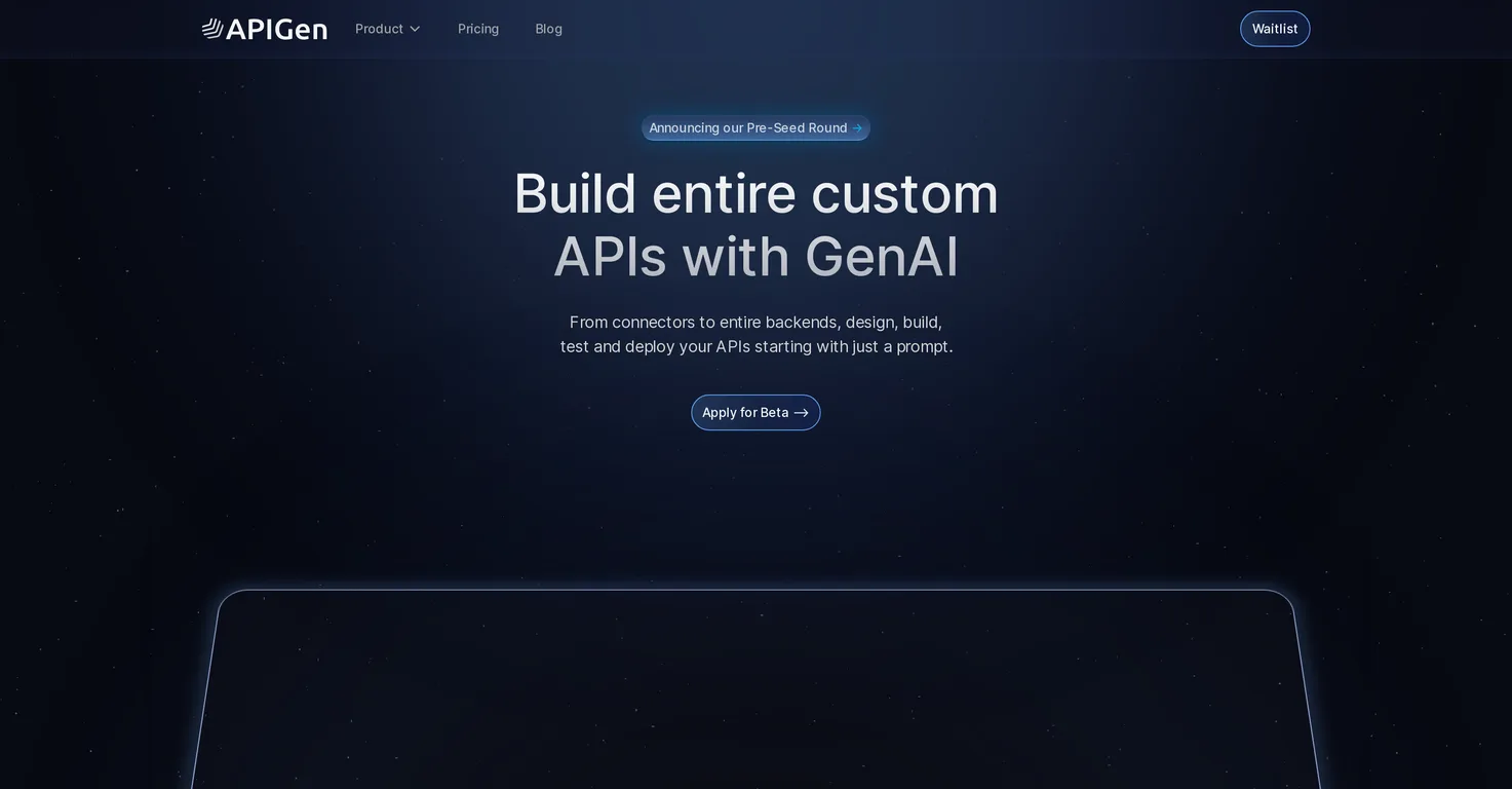 APIGen screenshot