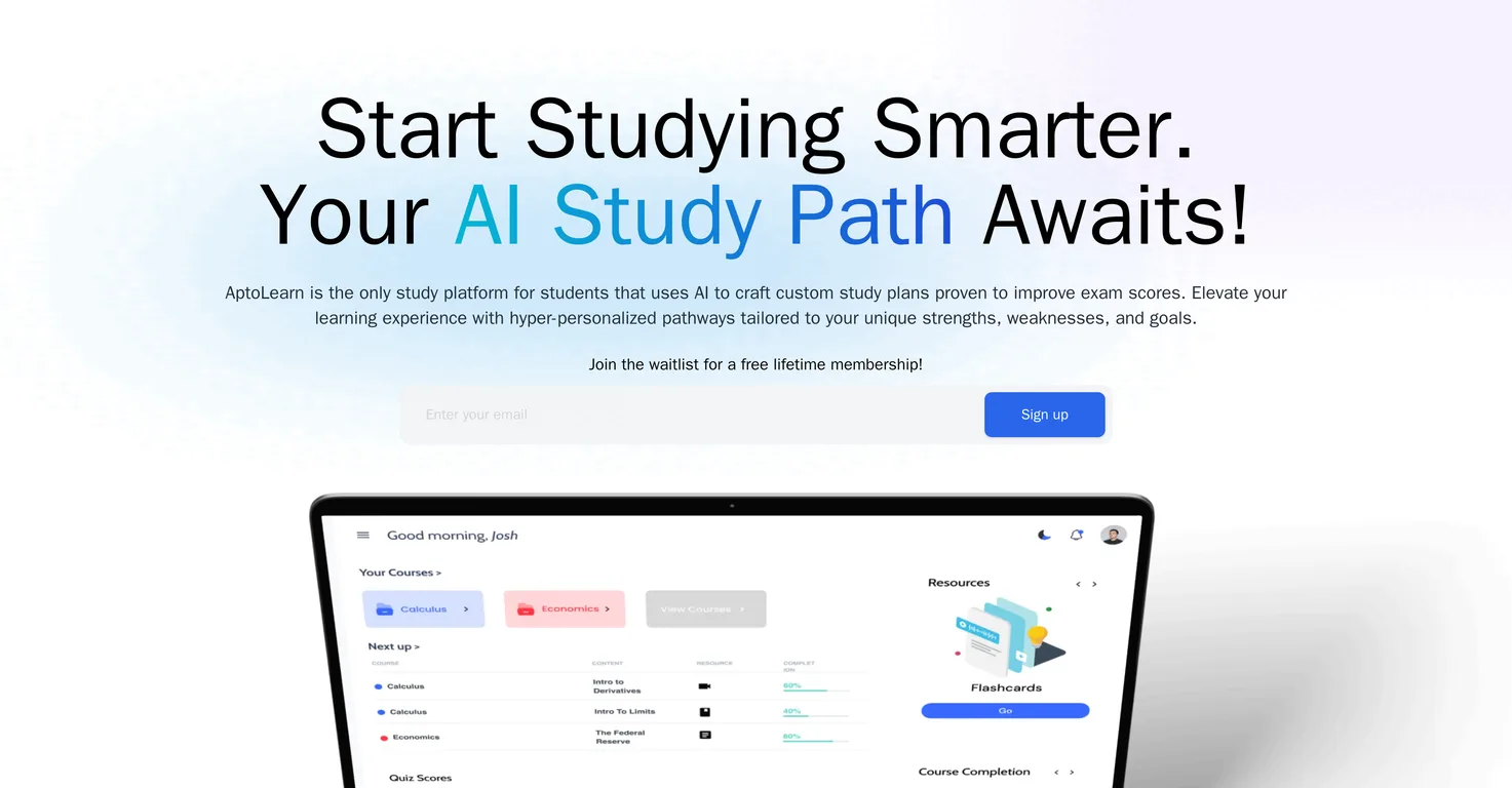 AptoLearn screenshot