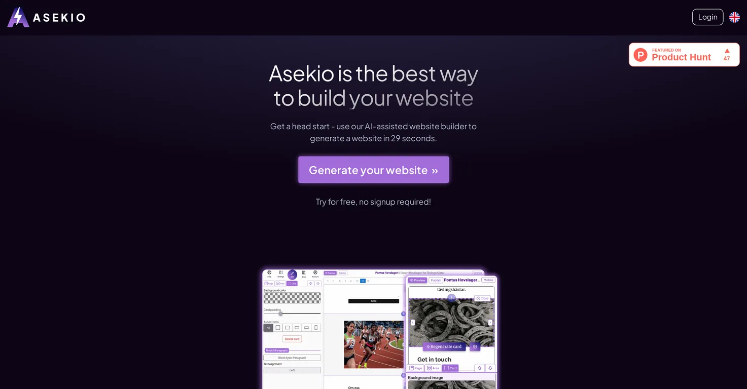 Asekio screenshot