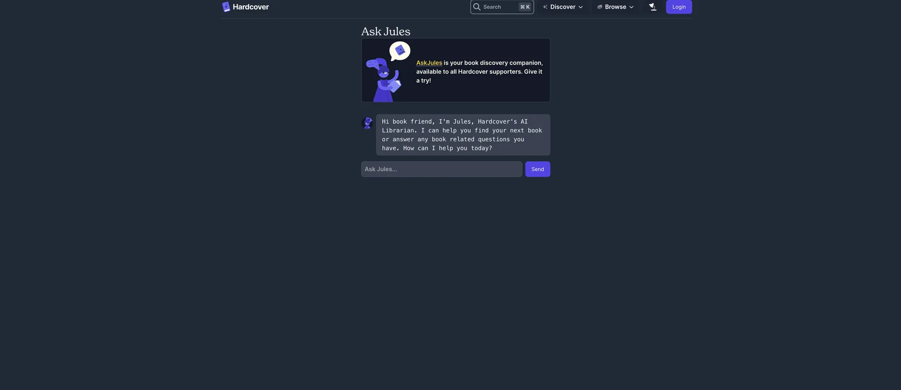 Ask Jules screenshot