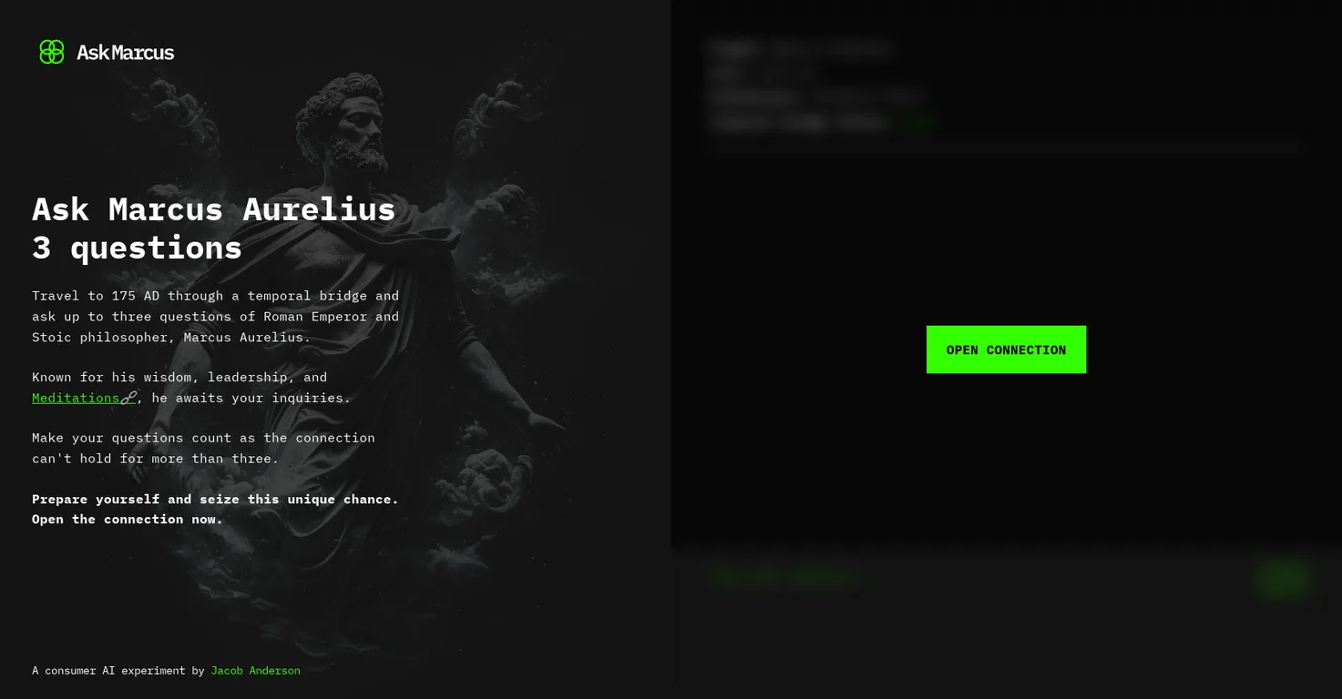 Ask Marcus Aurelius screenshot