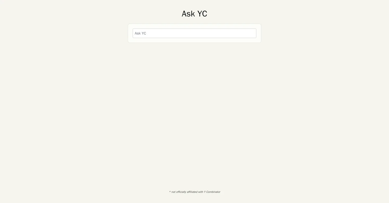 Ask YC screenshot