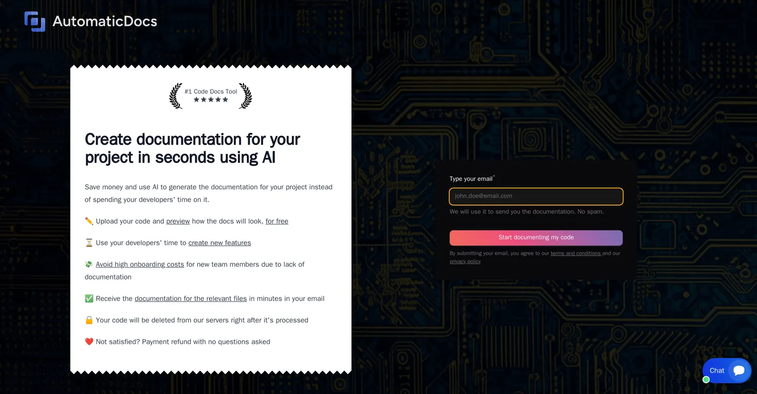 AutomaticDocs screenshot