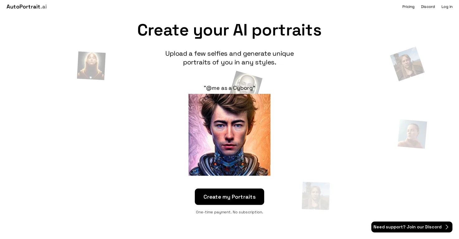 Autoportrait.ai screenshot