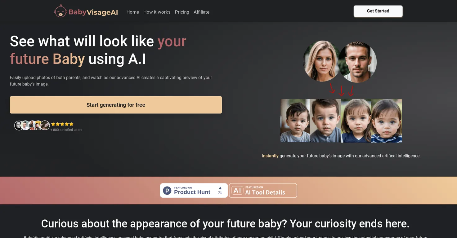 BabyVisageAI screenshot