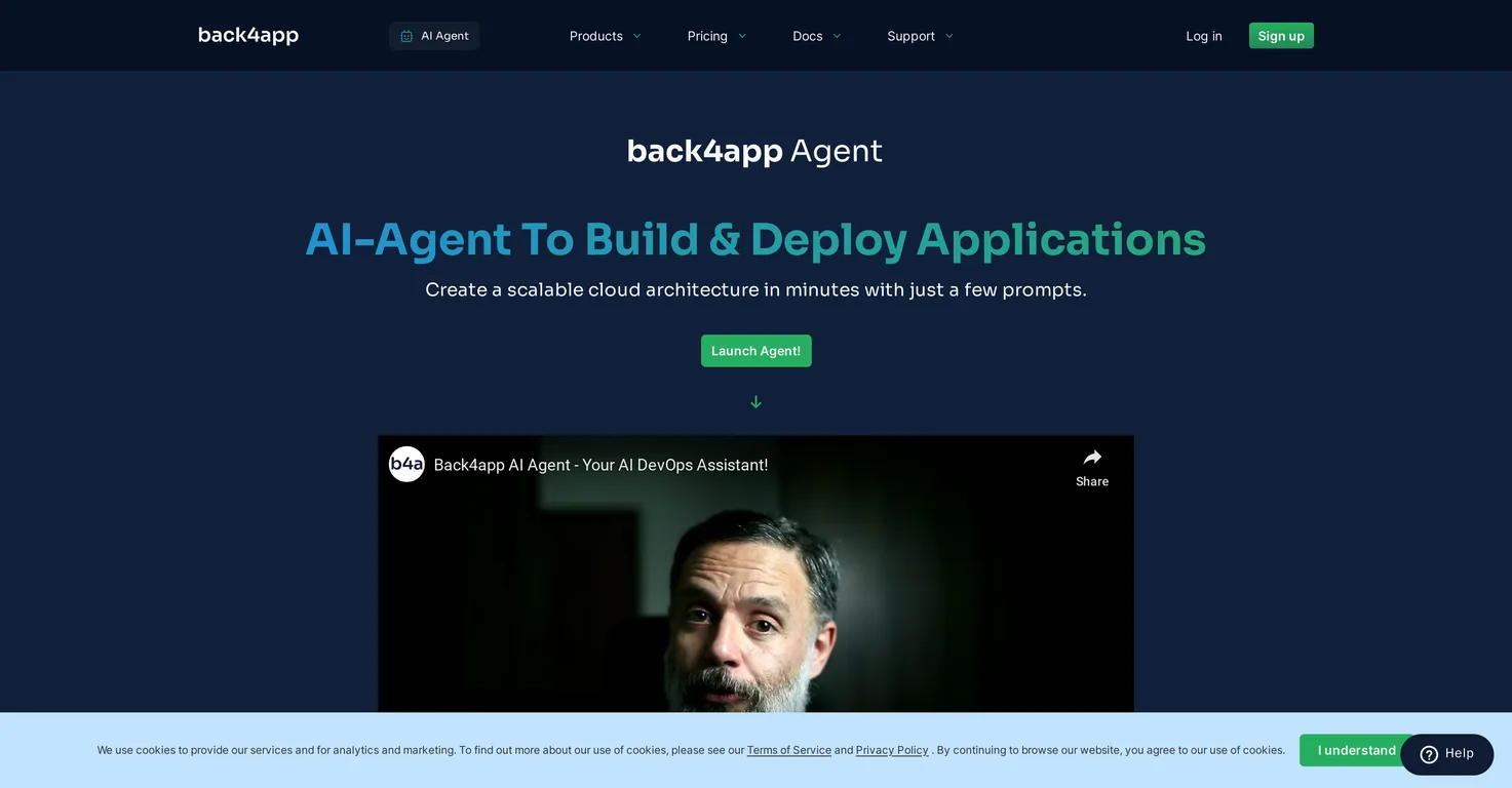 Back4app Agent screenshot
