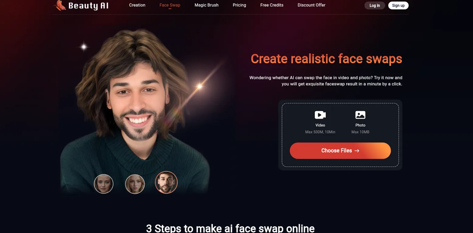 BeautyAI Face Swap screenshot