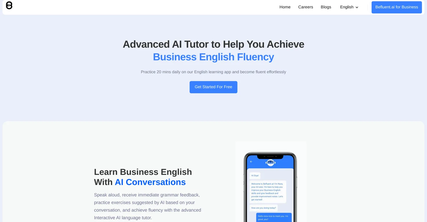 Befluent.ai screenshot