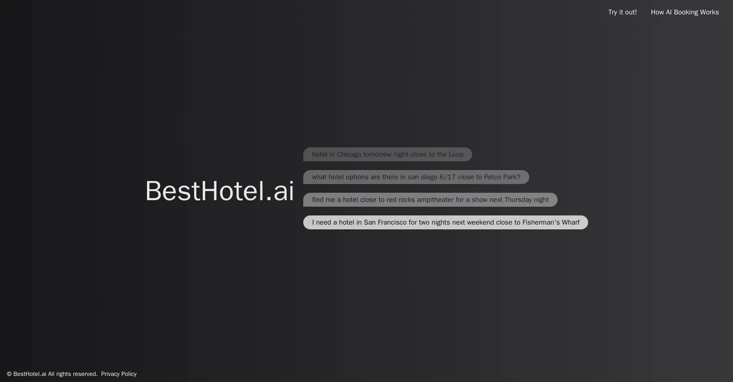 Besthotel screenshot