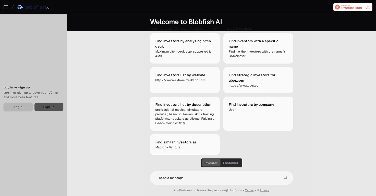 Blobfish screenshot