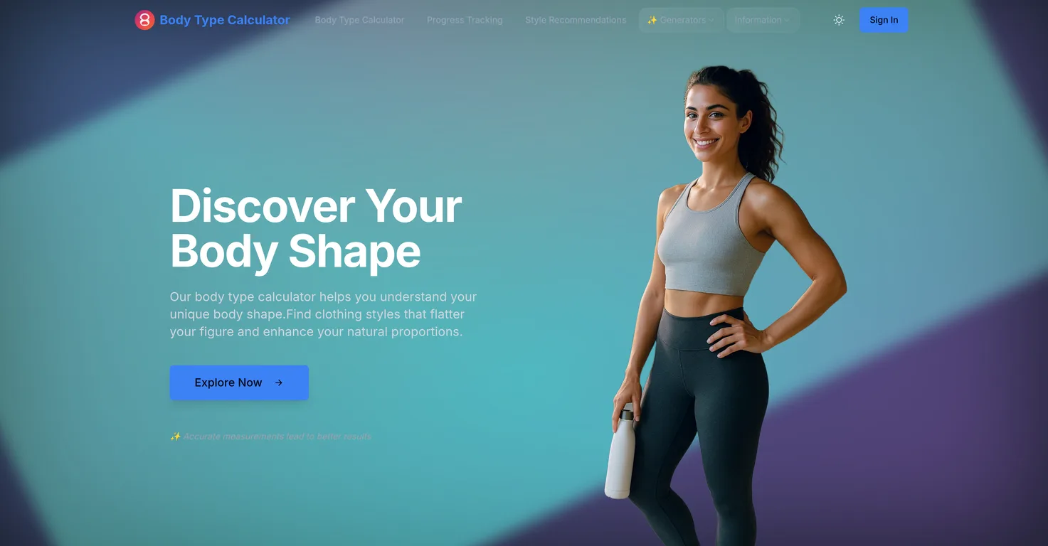 Body Type Calculator screenshot