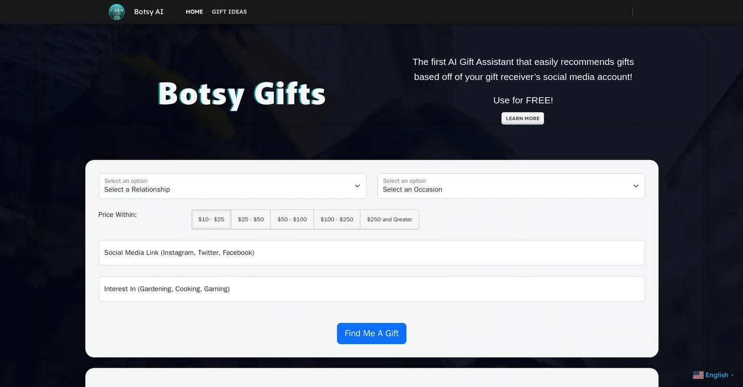 Botsy Gifts screenshot