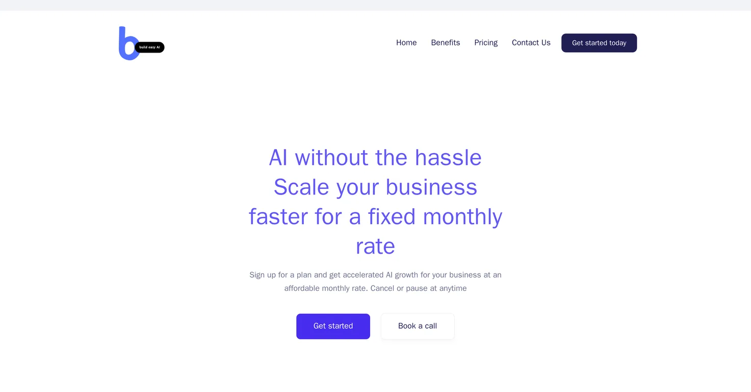 Build Easy AI screenshot