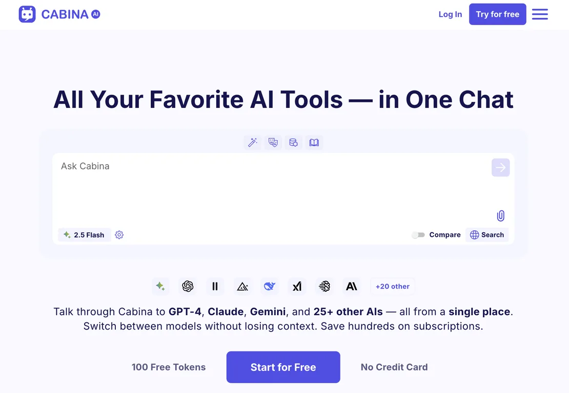 Cabina.AI screenshot