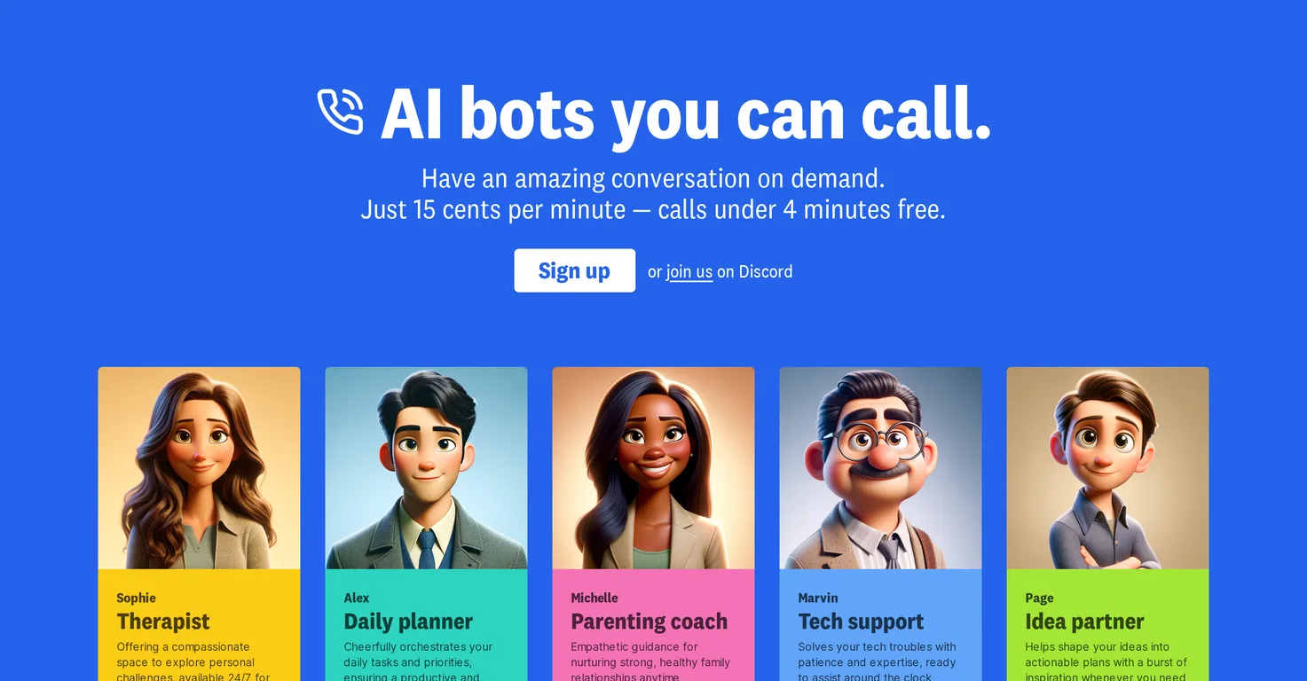 Call an AI screenshot