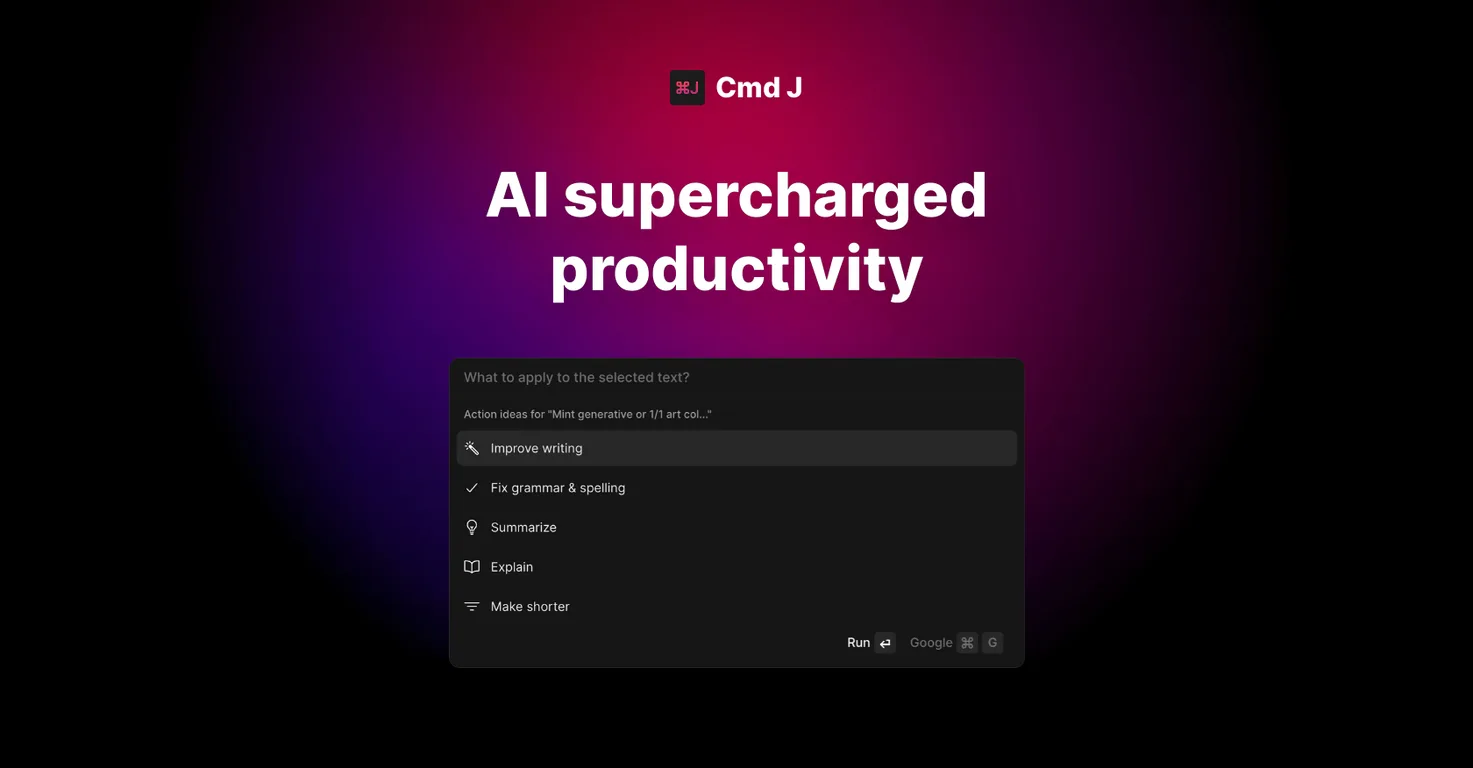 Cmd J screenshot