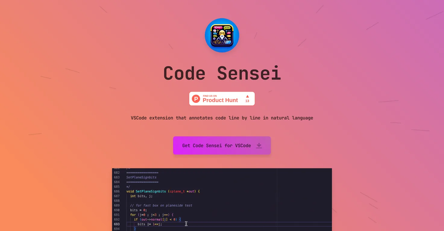 Code Sensei screenshot