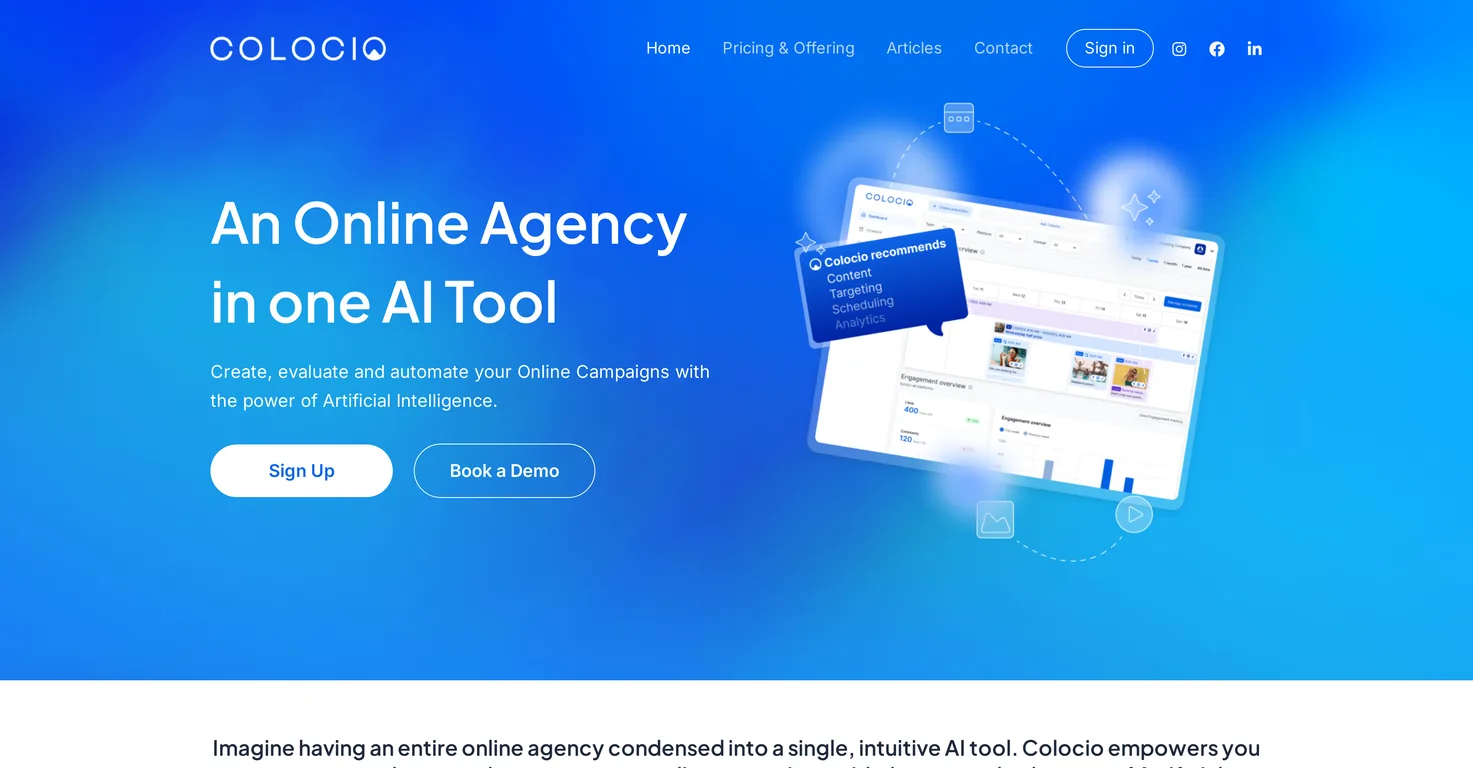 Colocio Ai screenshot