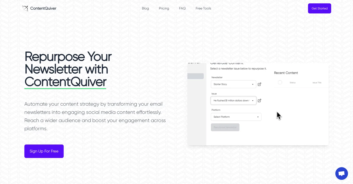 ContentQuiver screenshot