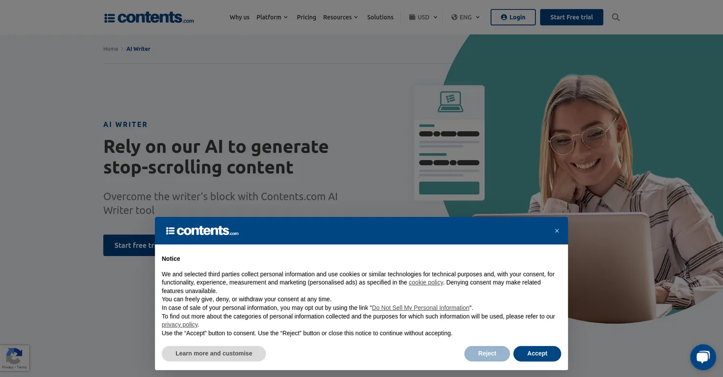 Contents screenshot