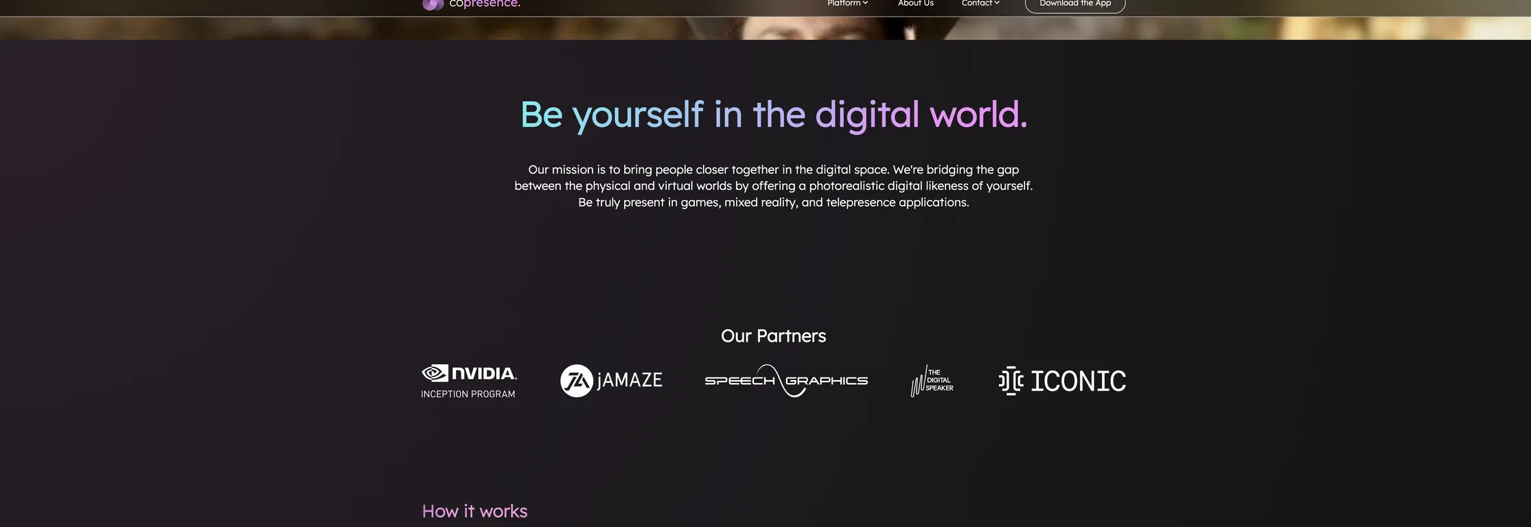 Copresence screenshot