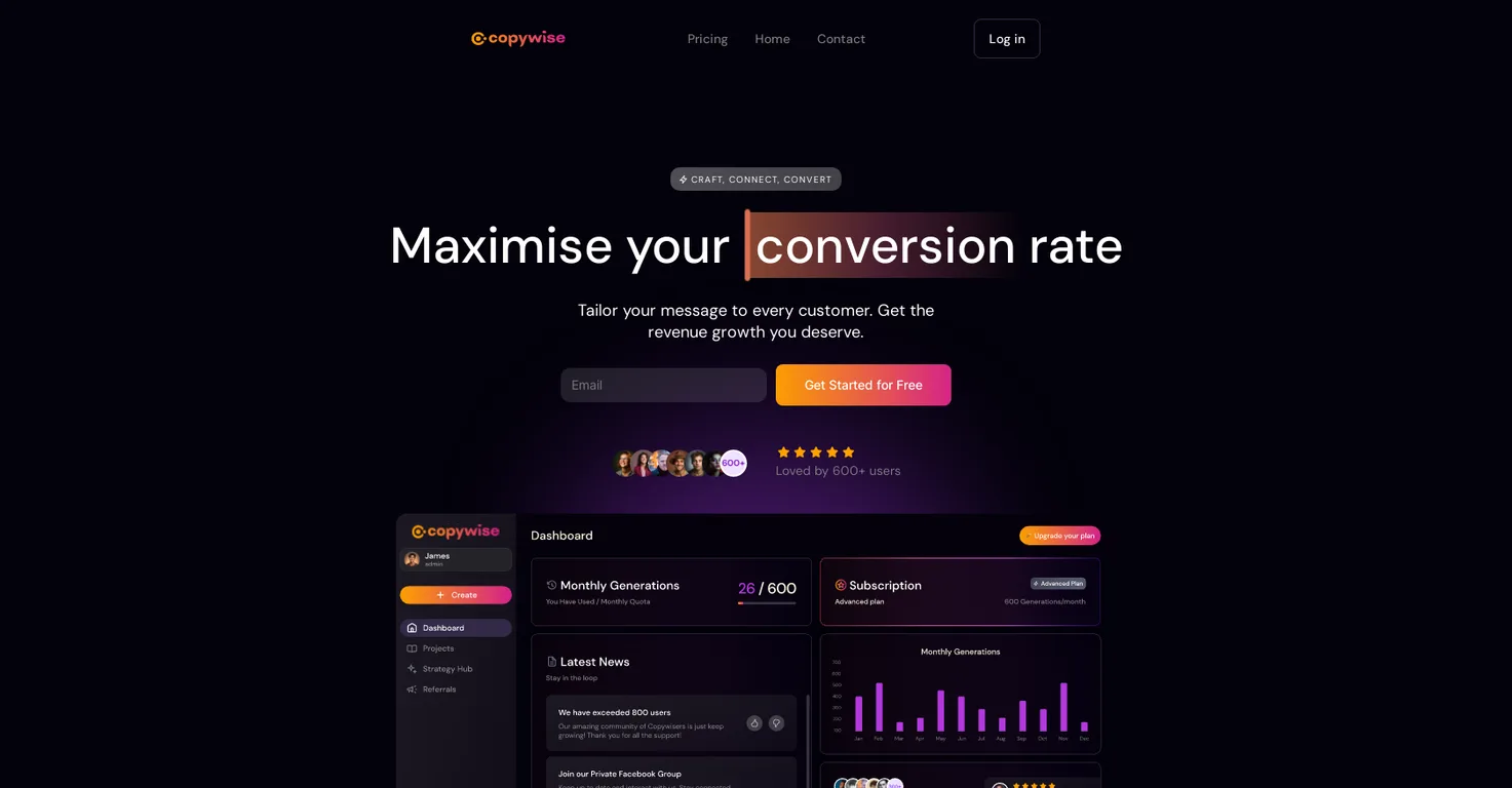 Copywise screenshot
