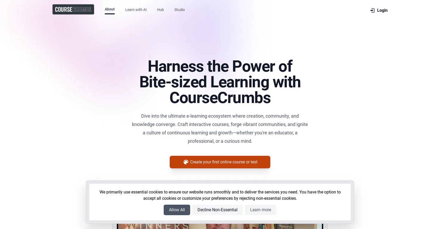 CourseCrumbs screenshot