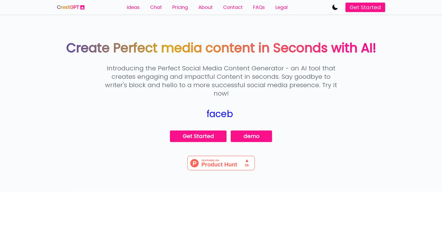 CrestGPT screenshot
