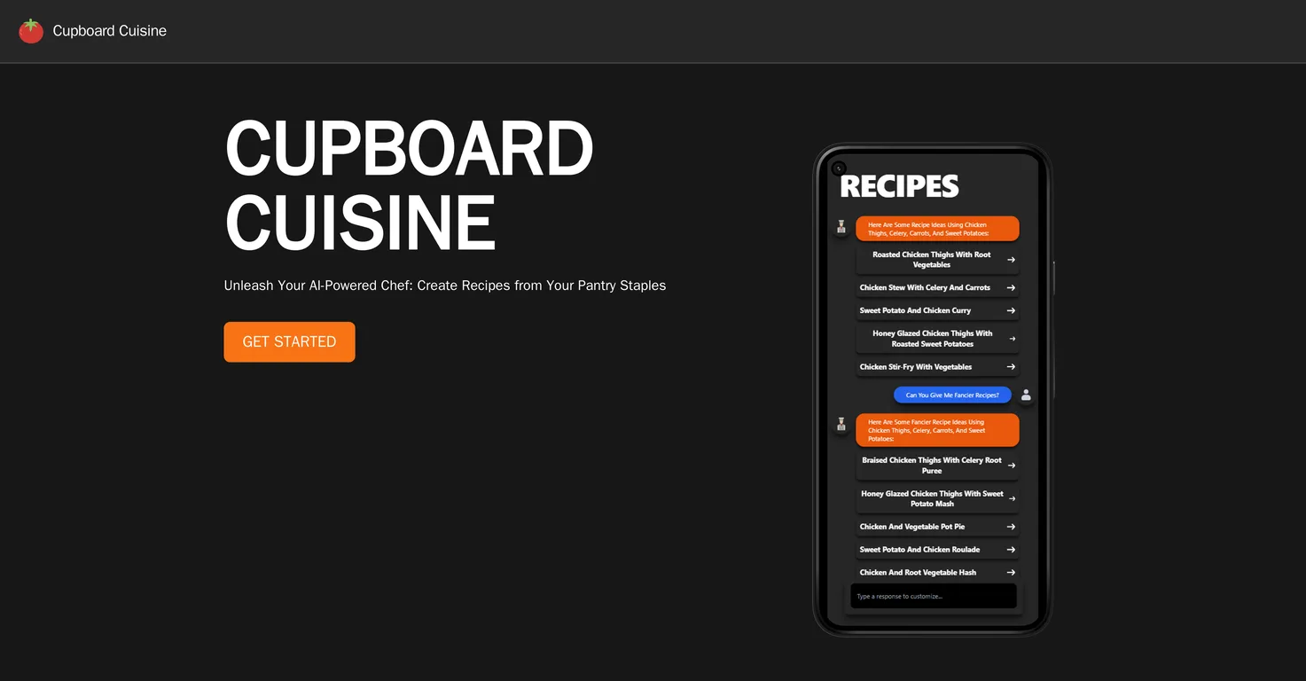 CupboardCuisine screenshot