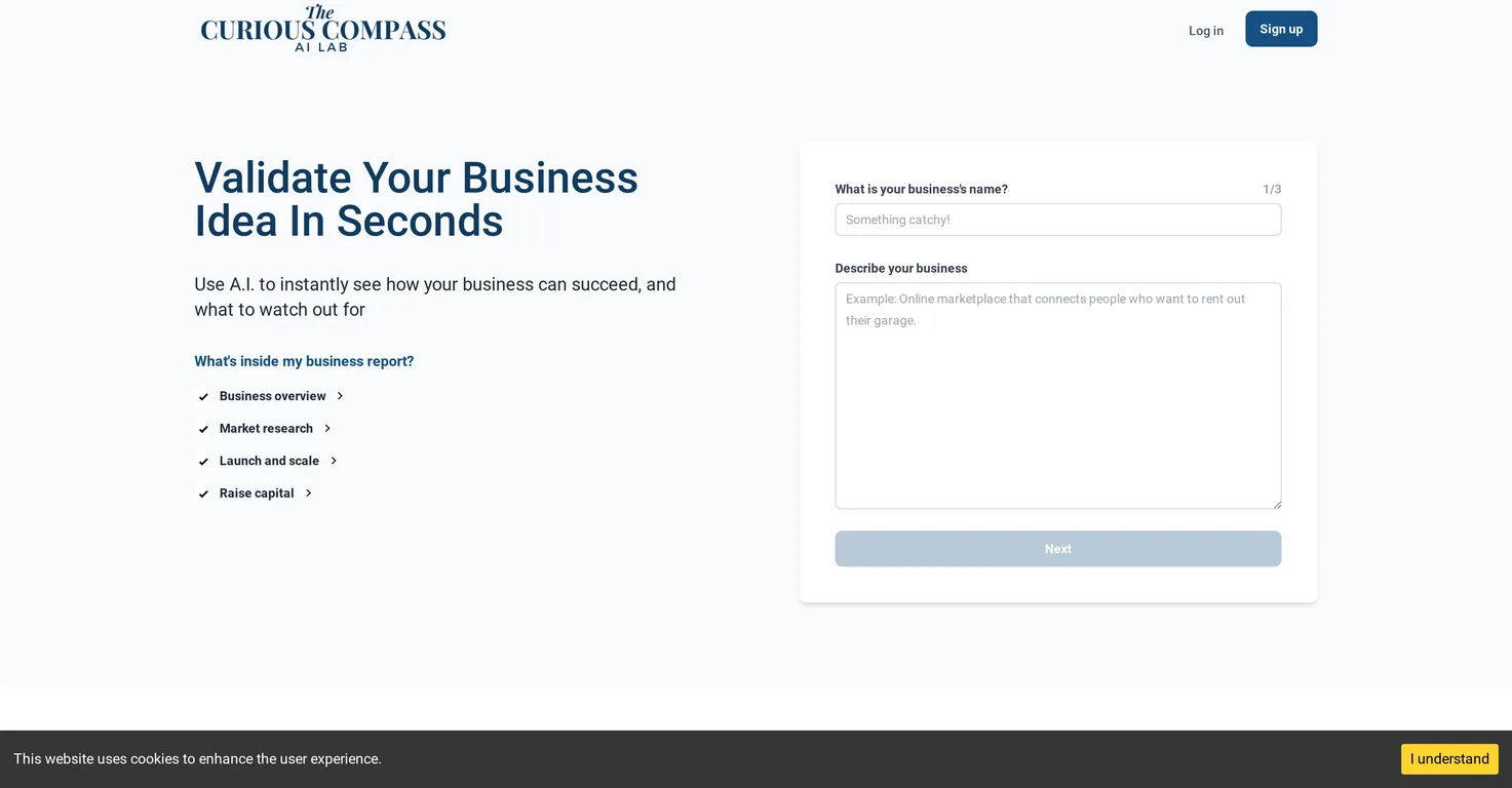 Curious Compass screenshot