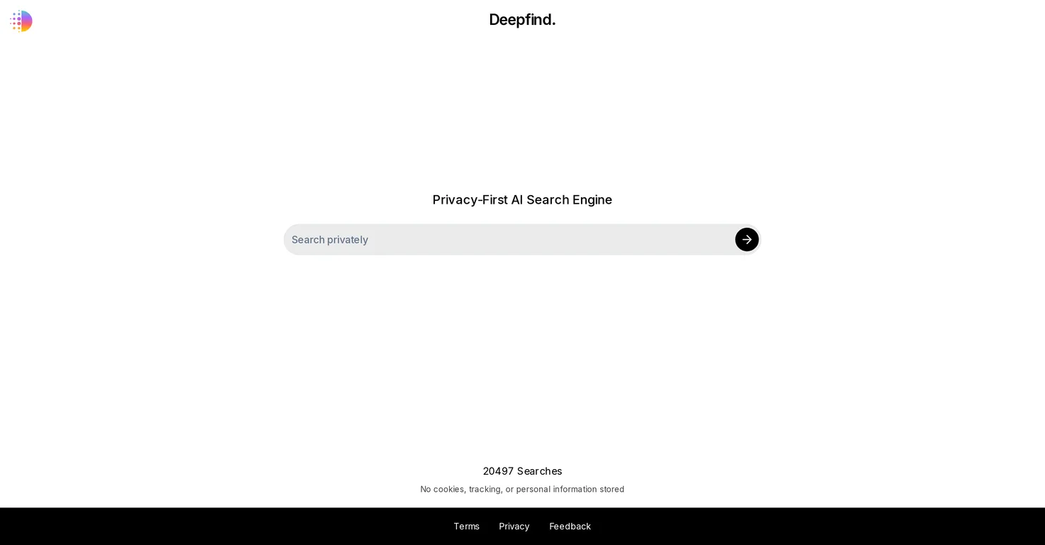Deepfind screenshot