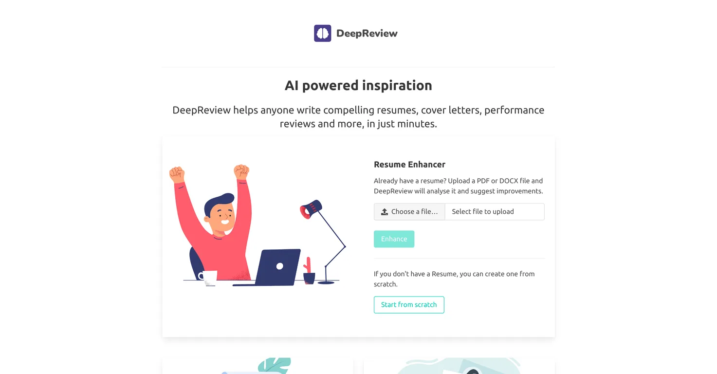 DeepReview screenshot