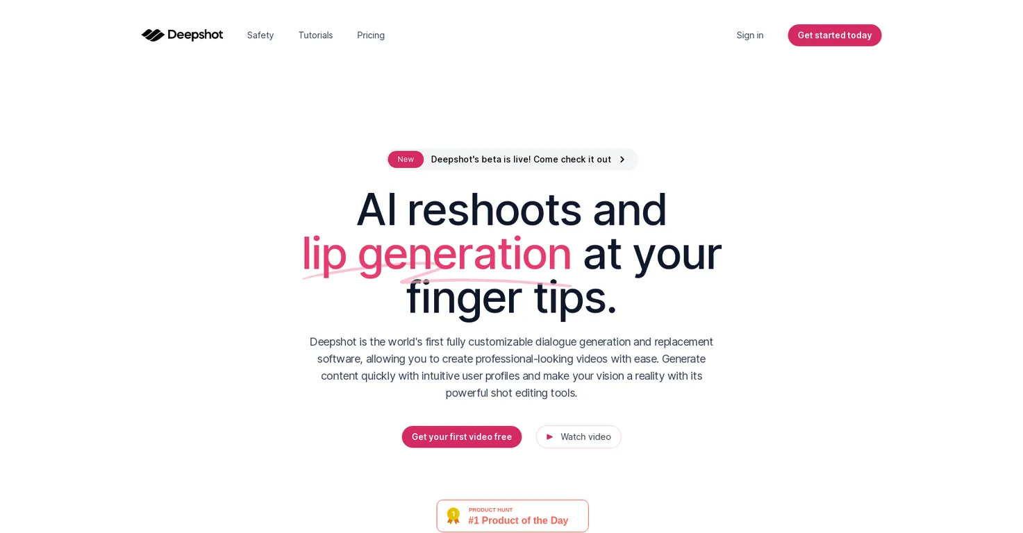 Deepshot screenshot