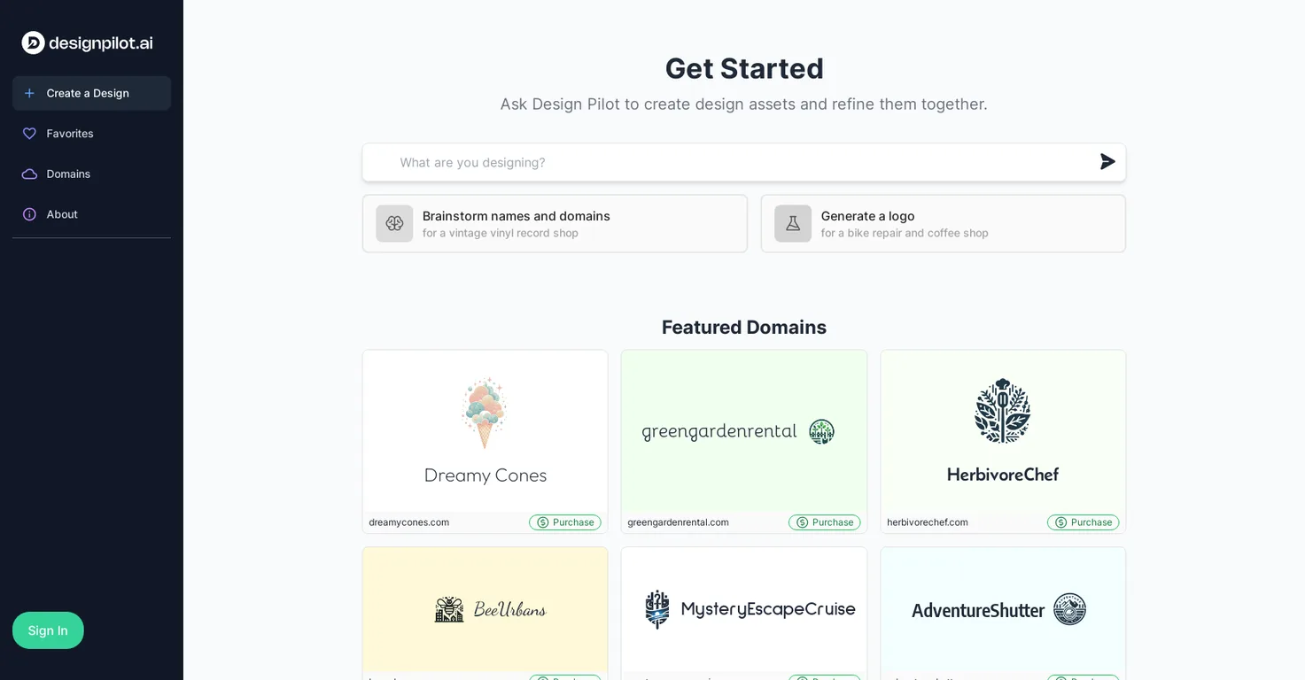 Design Pilot screenshot